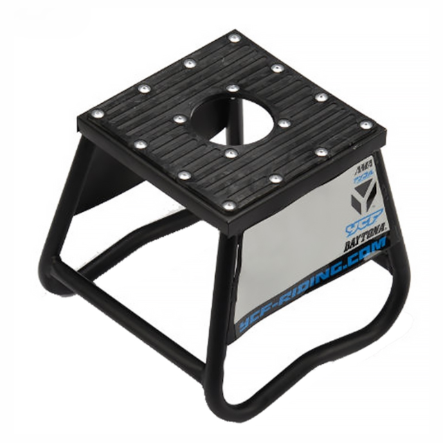 Caballete central competición bajo Alt. 320mm Pitbike YCF - Negro TREPIED02-BK
