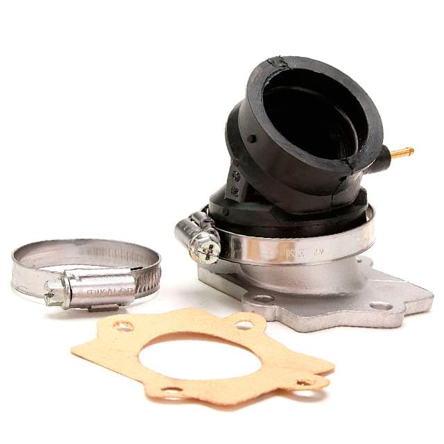 Tobera de admisión Minarelli horizontal d=34mm 360º Barikit TUB-06