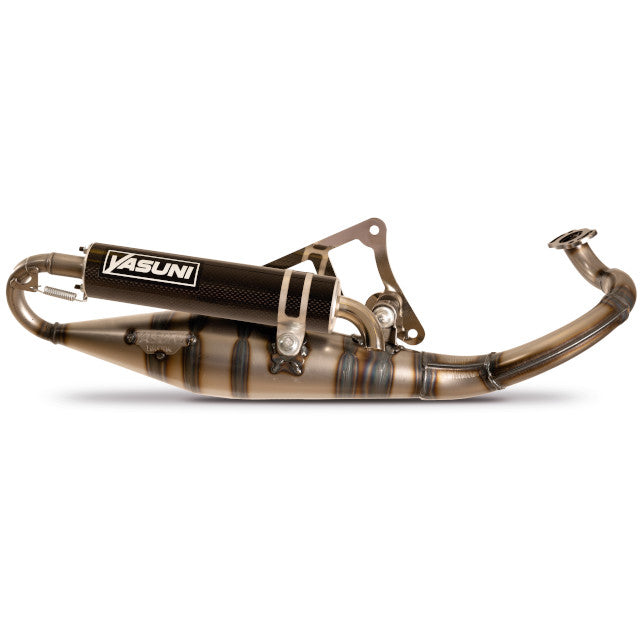 Échappement Yasuni R PRO Peugeot horizontal / Morini scooter (CE) - carbone