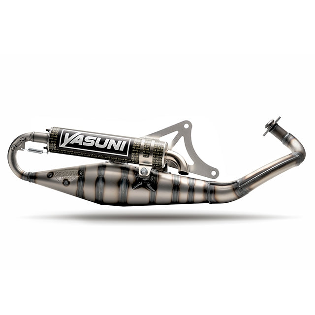 Échappement Yasuni Carrera 10 Piaggio scooter (CE) - noir-carbone - kevlar