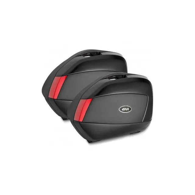 Maletas laterales Monokey Side V35 catadióptrico rojo Givi V35N