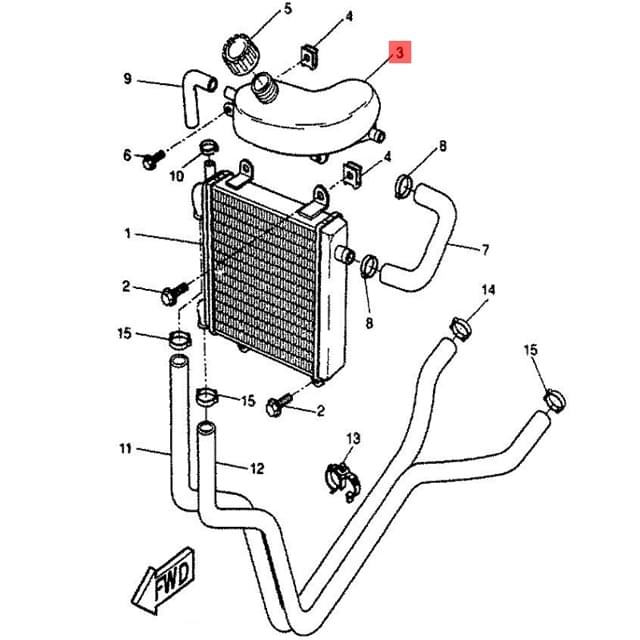 Vase d’expansion Yamaha Aerox/Nitro