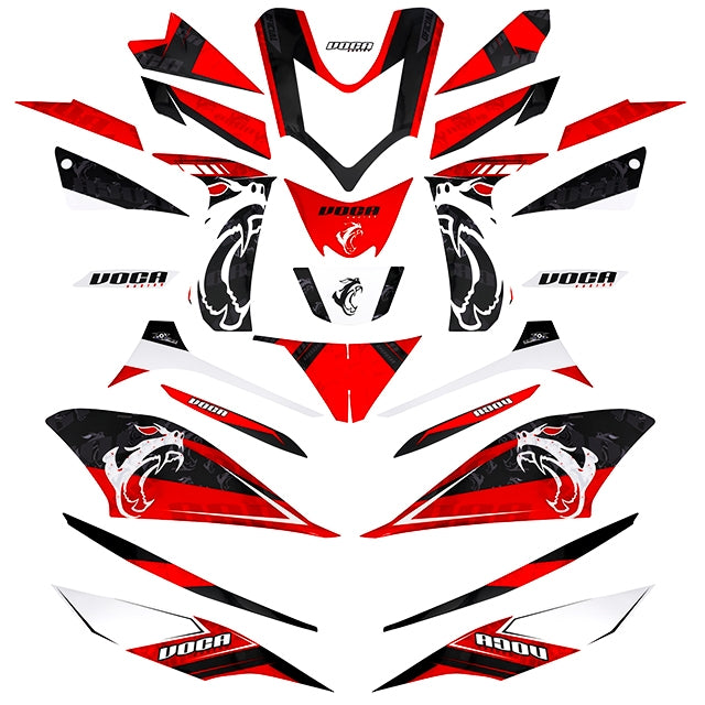 Kit pegatinas Voca Yamaha Jog RR a partir 2003 VCR-KIT-JOG-RR