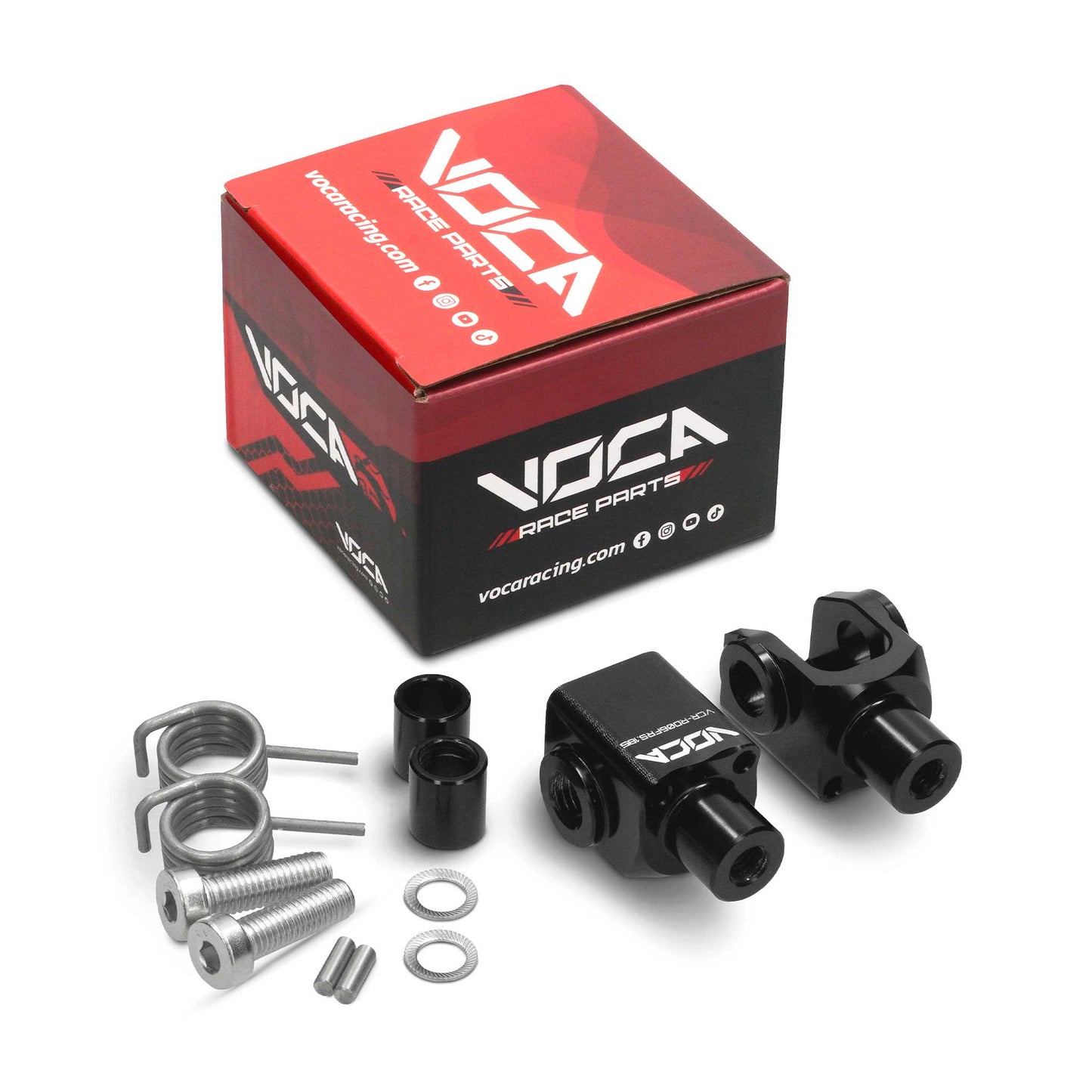 Adaptador estriberas Rieju MRT CNC VOCA Racing