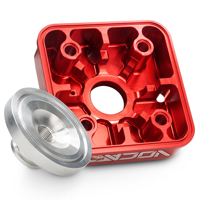 Culata modular VOCA Race Head 46mm, Yamaha DT LC/D - rojo