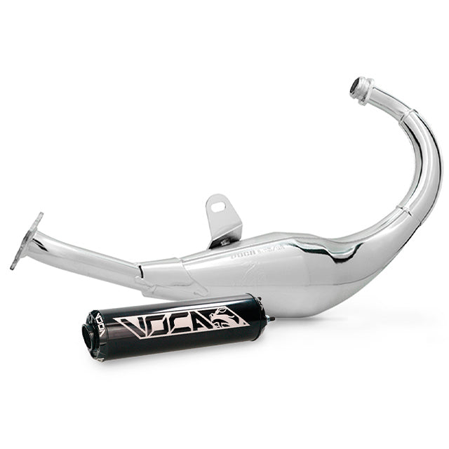 échappement Derbi Senda chromé 50/70cc VOCA (CE)