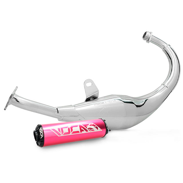 échappement Derbi Senda chromé 50/70cc VOCA (CE)