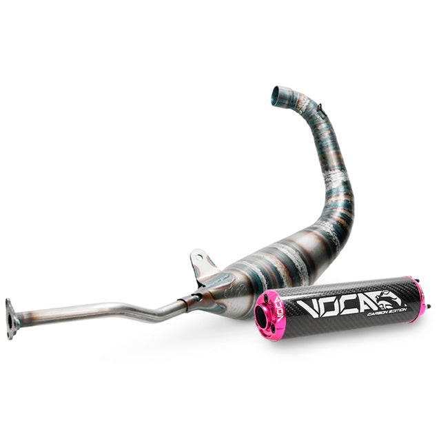Échappement VOCA Carbon Racing 80cc Yamaha TZR >2003 / Aprilia RS 99-04 - passage bas