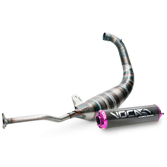 Échappement VOCA Carbon Racing 80cc Yamaha TZR >2003 / Aprilia RS 99-04 - passage bas