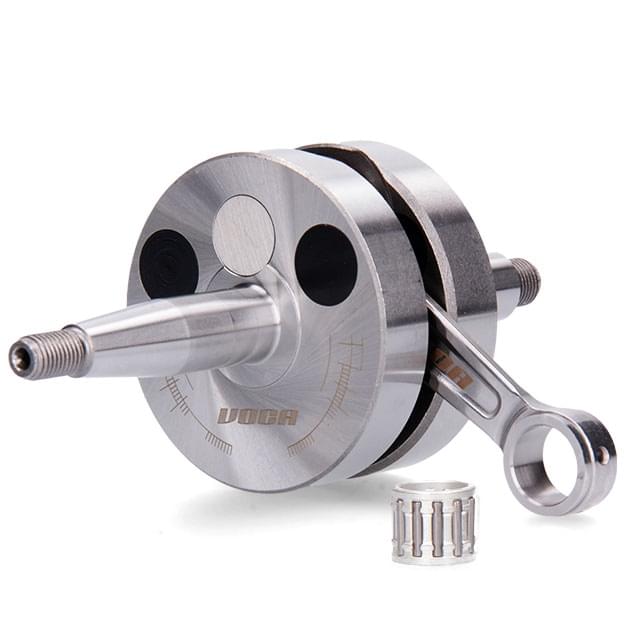 Vilebrequin Minarelli AM6 VOCA HQ Racing bielle CNC Cage à aiguilles en argent