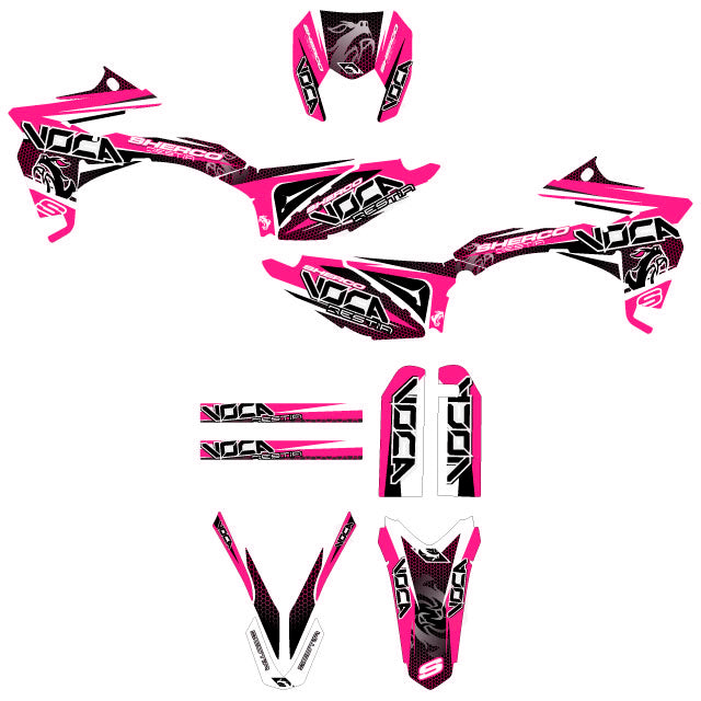 Kit de vinilos VOCA Bestia Sherco 50cc 19 pegatinas