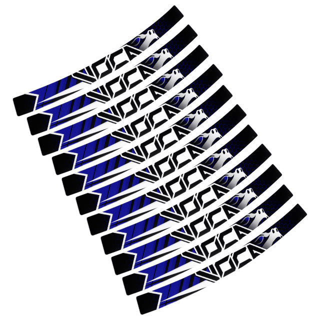 Kit vinilos para llantas marchas 50cc delantera y trasera VOCA Racing