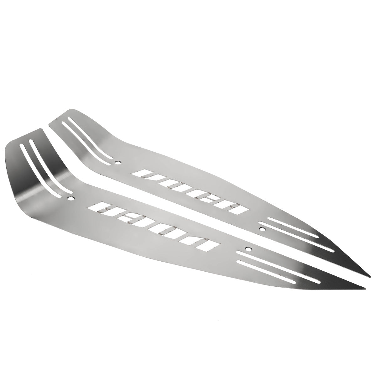 Foot rest VOCA Racing Style Division, laser cut, stainless steel, incl. screws, Yamaha Aerox / MBK Nitro