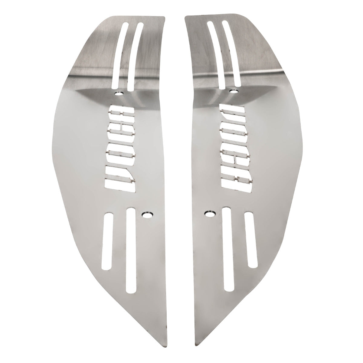 Foot rest VOCA Racing Style Division, laser cut, stainless steel, incl. screws, Yamaha Aerox / MBK Nitro