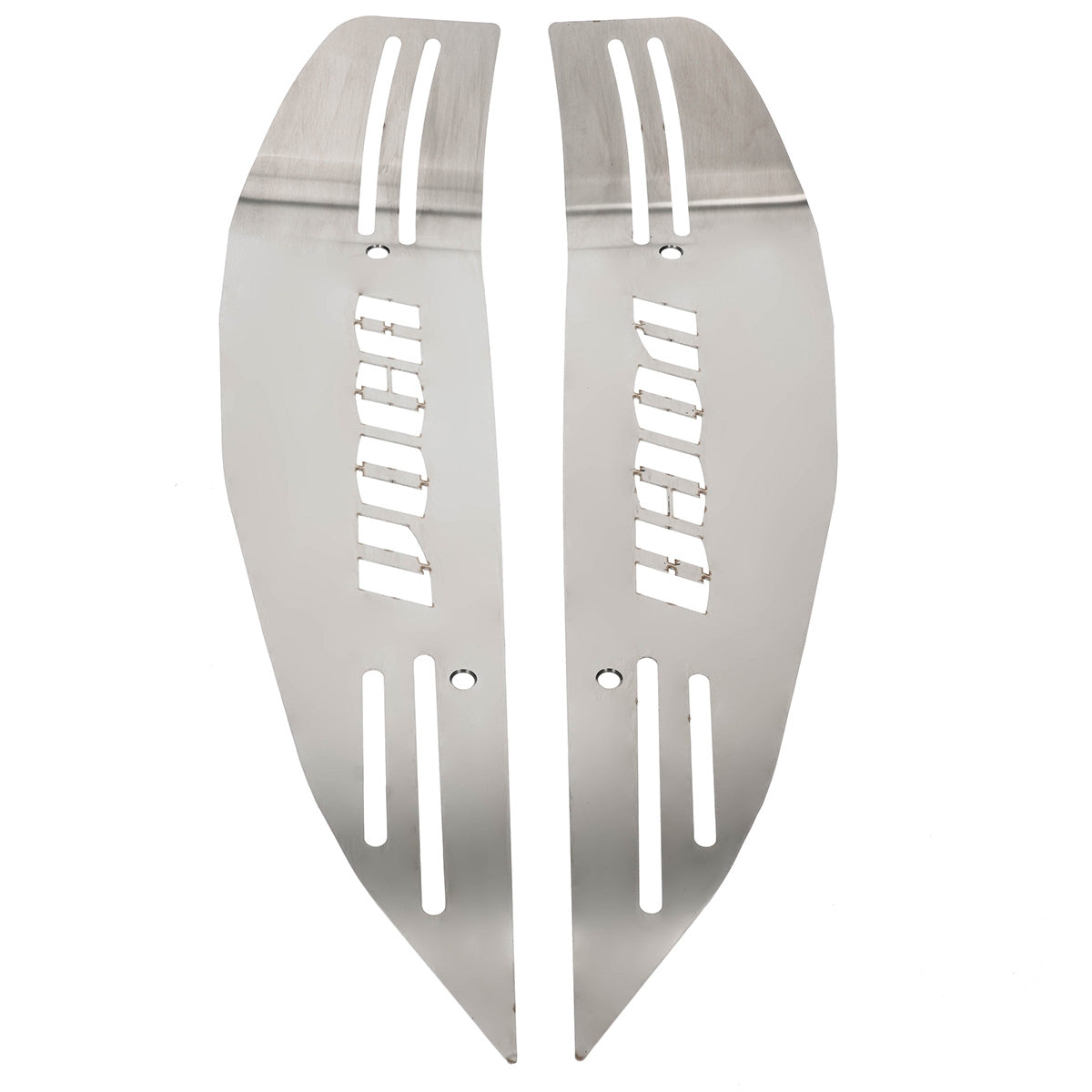 Foot rest VOCA Racing Style Division, laser cut, stainless steel, incl. screws, Yamaha Aerox / MBK Nitro