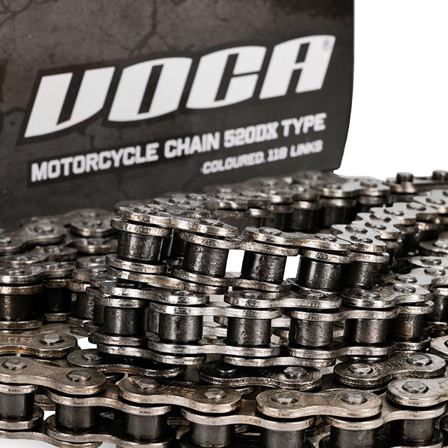 Cadena VOCA X-Reinforced 520-118 Remache y Clip - cromado