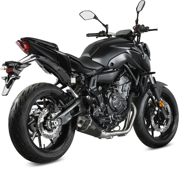 MIVV full exhaust Delta Race Yamaha MT-07 >14 (CE) - black