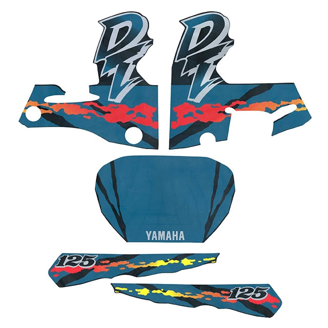 Kit pegatinas Yamaha DT 125 R - verde YAM022