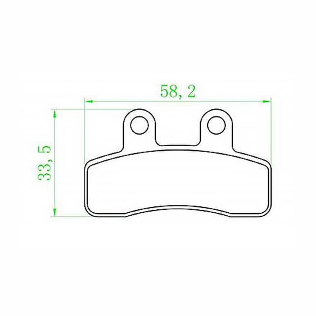 Pastillas de freno delanteras YC110-0501-0405 Pitbike YCF