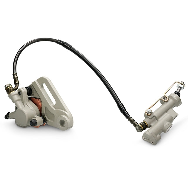 Travão traseiro completo 1 pistão Ø10/10 L.465 Pitbike YCF SP2/Bigy