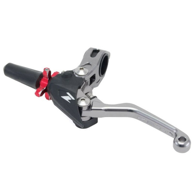 Maneta de embrague corta con soporte y tensor Zeta Racing - rojo ZE43-1310