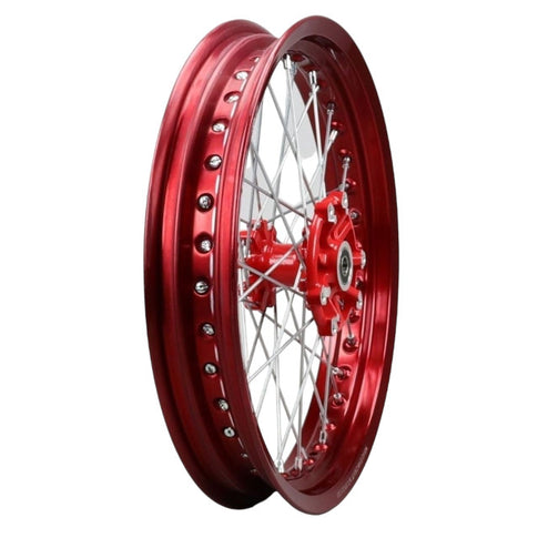 Rueda delantera 17" completa sin neumático Rieju MRT 50 / Marathon 125 - rojo 0/000.110.5447
