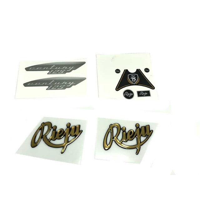 Adhesivos depósito Rieju Century 125 euro 4 2018 0/000.390.4001