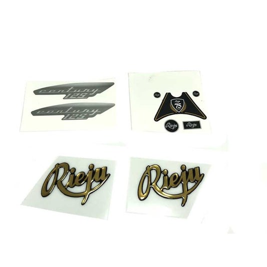 Adhesivos depósito Rieju Century 125 euro 4 2018 0/000.390.4001