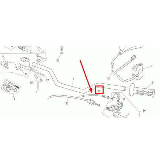 Starter cable Rieju Marathon / RS3 125