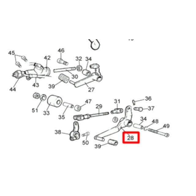Pedal de cambio Rieju 50 RS1 0/000.730.0230