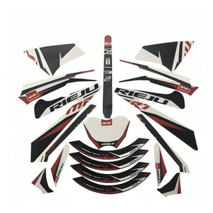Kit de adhesivos Rieju MRT E4 Series 2018 - Blanco 8 0/000.390.5171