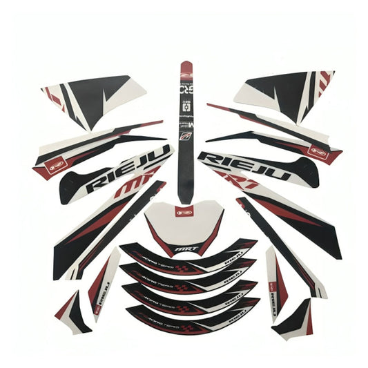 Kit de adhesivos Rieju MRT E4 Series 2018 - Blanco 8 0/000.390.5171