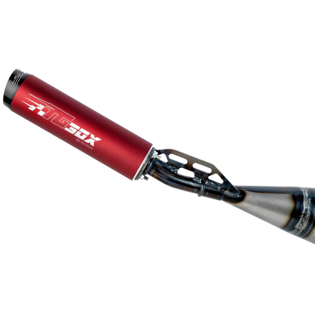 Silenciador de escape TG BOX Tecnigas - vermelho mate