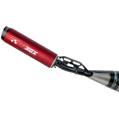 Silenciador de escape TG BOX Tecnigas - vermelho mate