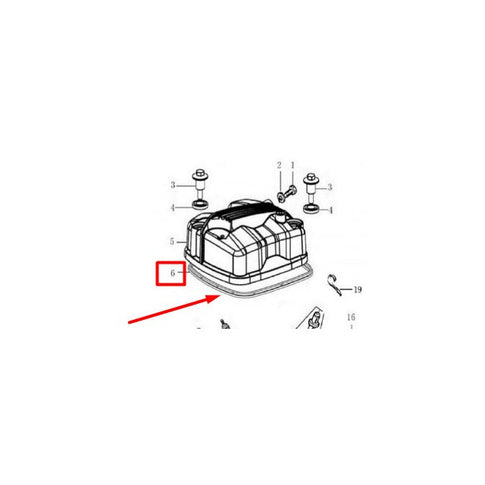 Junta tapa balancines motor Rieju Tango / Strada 125 0/006.126.0008