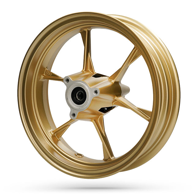Jante arrière 3.00x12" ultralégère, roulement d.15mm VMC - doré