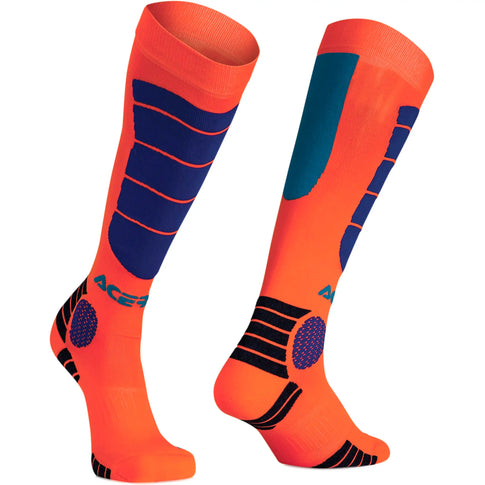 Calcetines Acerbis MX Impact - Naranja/Azul