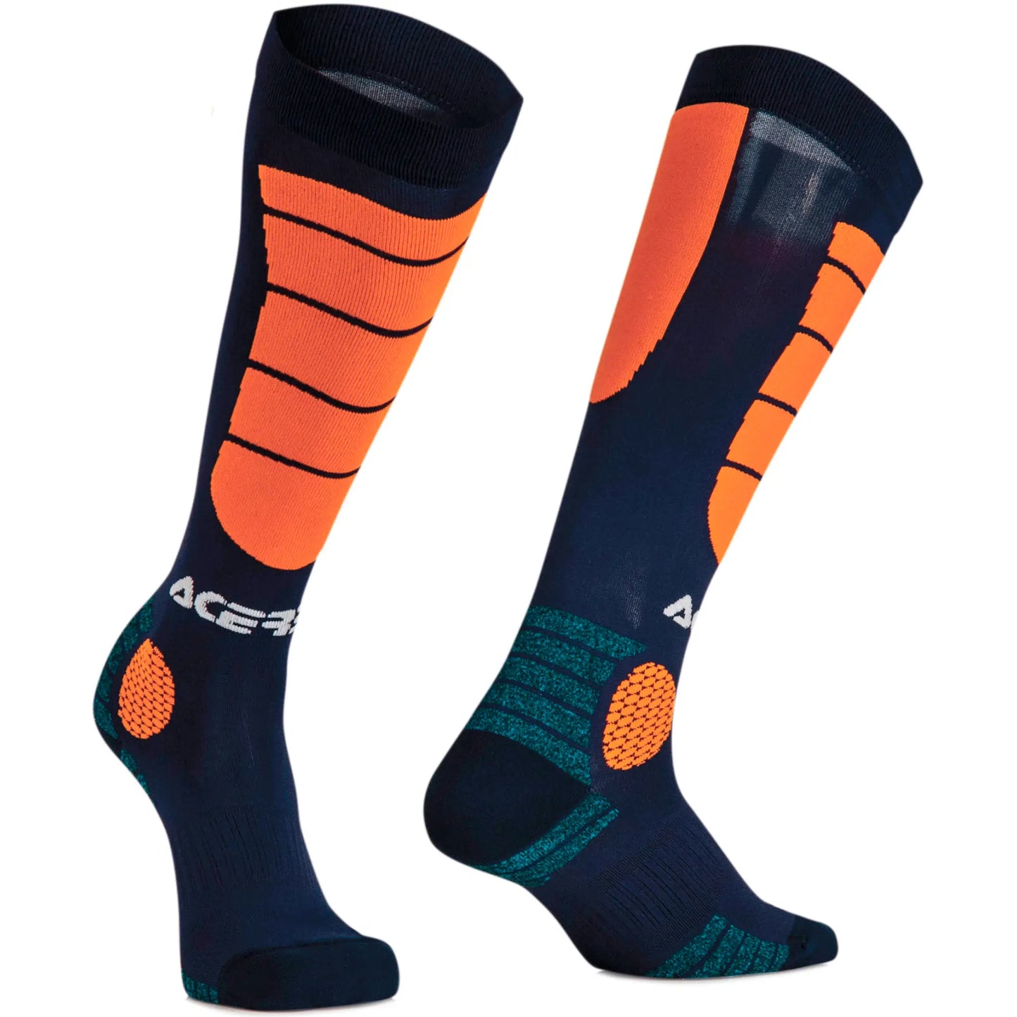 Calcetines Acerbis MX Impact - Azul/Naranja