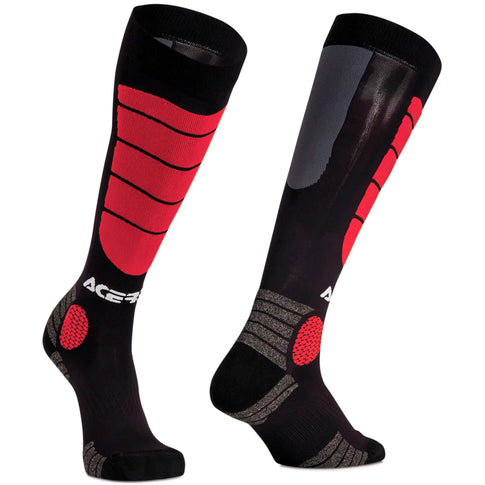 Calcetines Acerbis MX Impact - Negro/Rojo