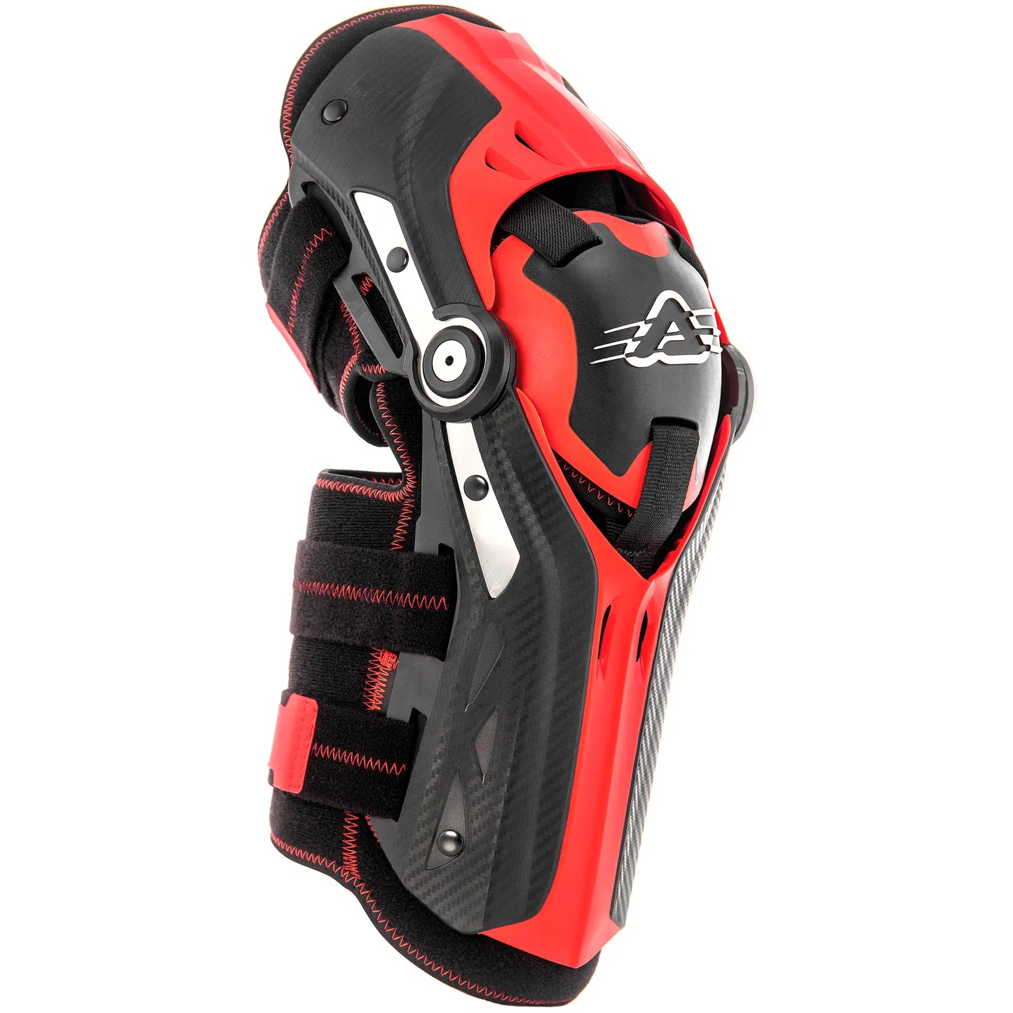 Rodilleras Acerbis Gorilla - Negro/Rojo