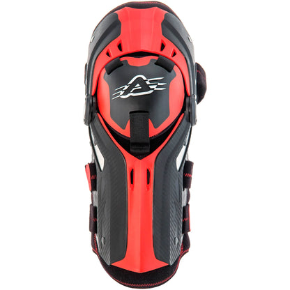 Rodilleras Acerbis Gorilla - Negro/Rojo