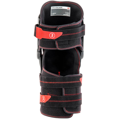 Rodilleras Acerbis Gorilla - Negro/Rojo