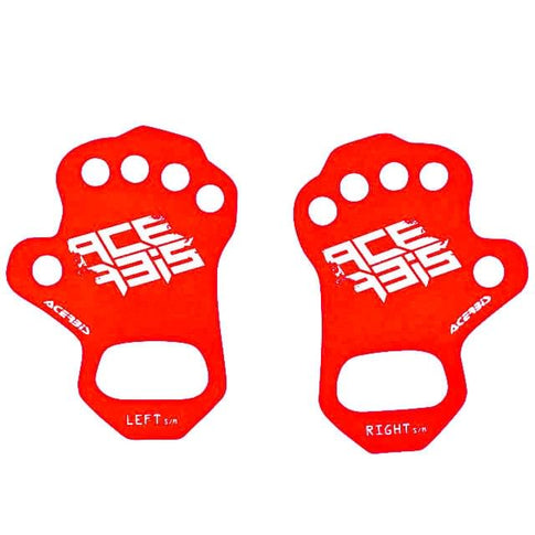 Protetores de palmas Acerbis - vermelho - tamanho S/M