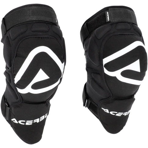 Rodilleras Acerbis Soft - Negro/Blanco