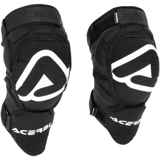 Rodilleras Acerbis Soft - Negro/Blanco