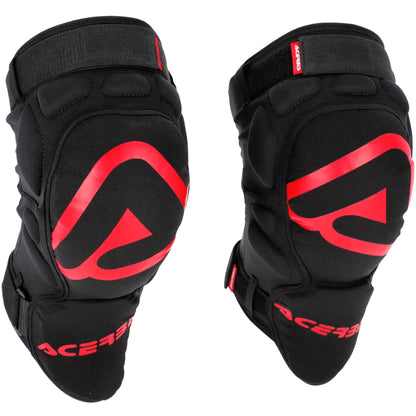 Rodilleras Acerbis Soft - Negro/Rojo