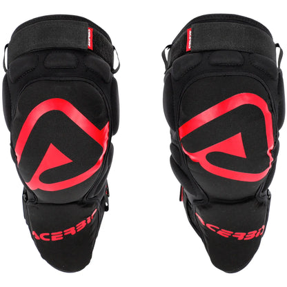 Rodilleras Acerbis Soft - Negro/Rojo