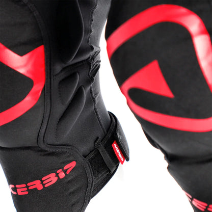 Rodilleras Acerbis Soft - Negro/Rojo