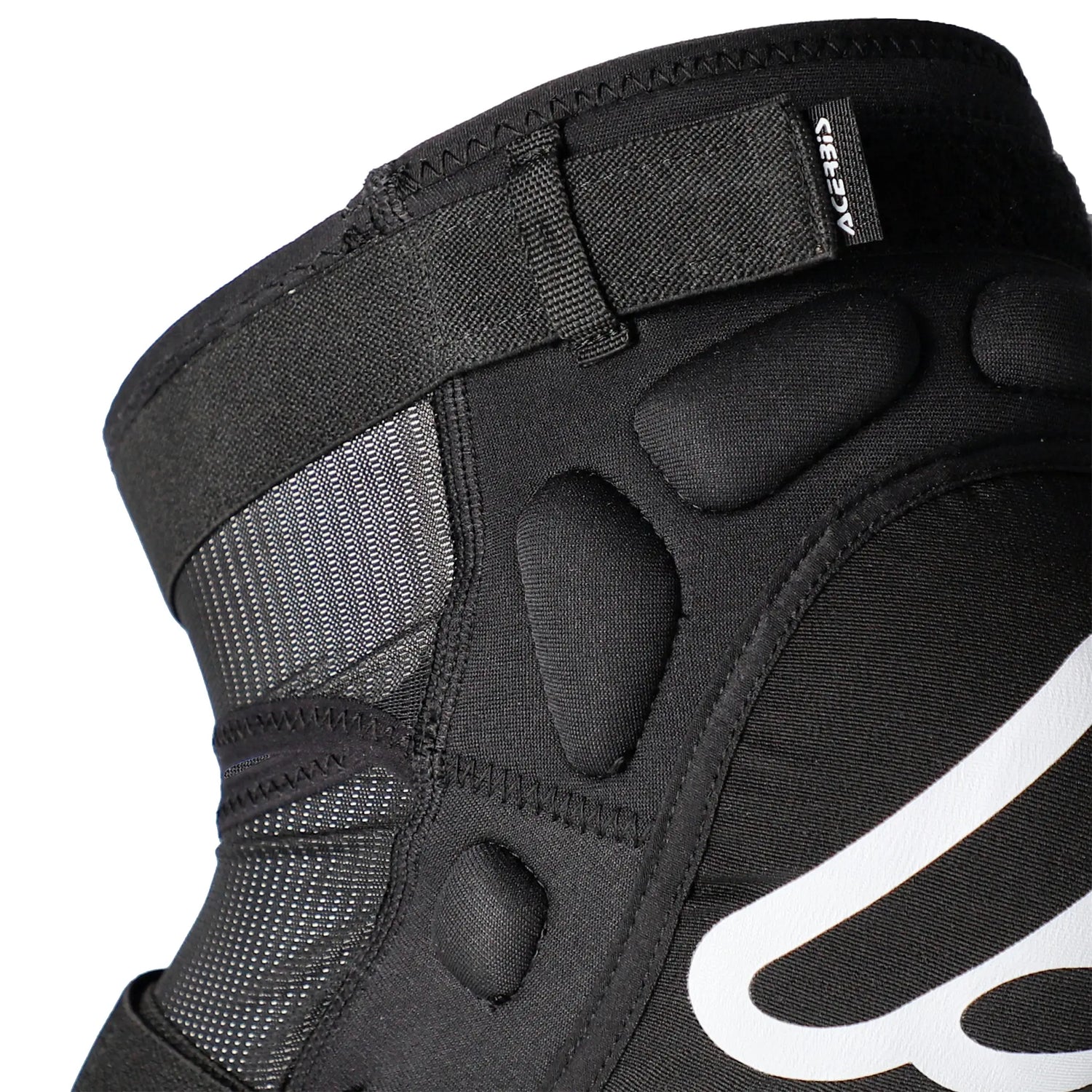 Rodilleras Acerbis Soft Kid - Negro/Blanco