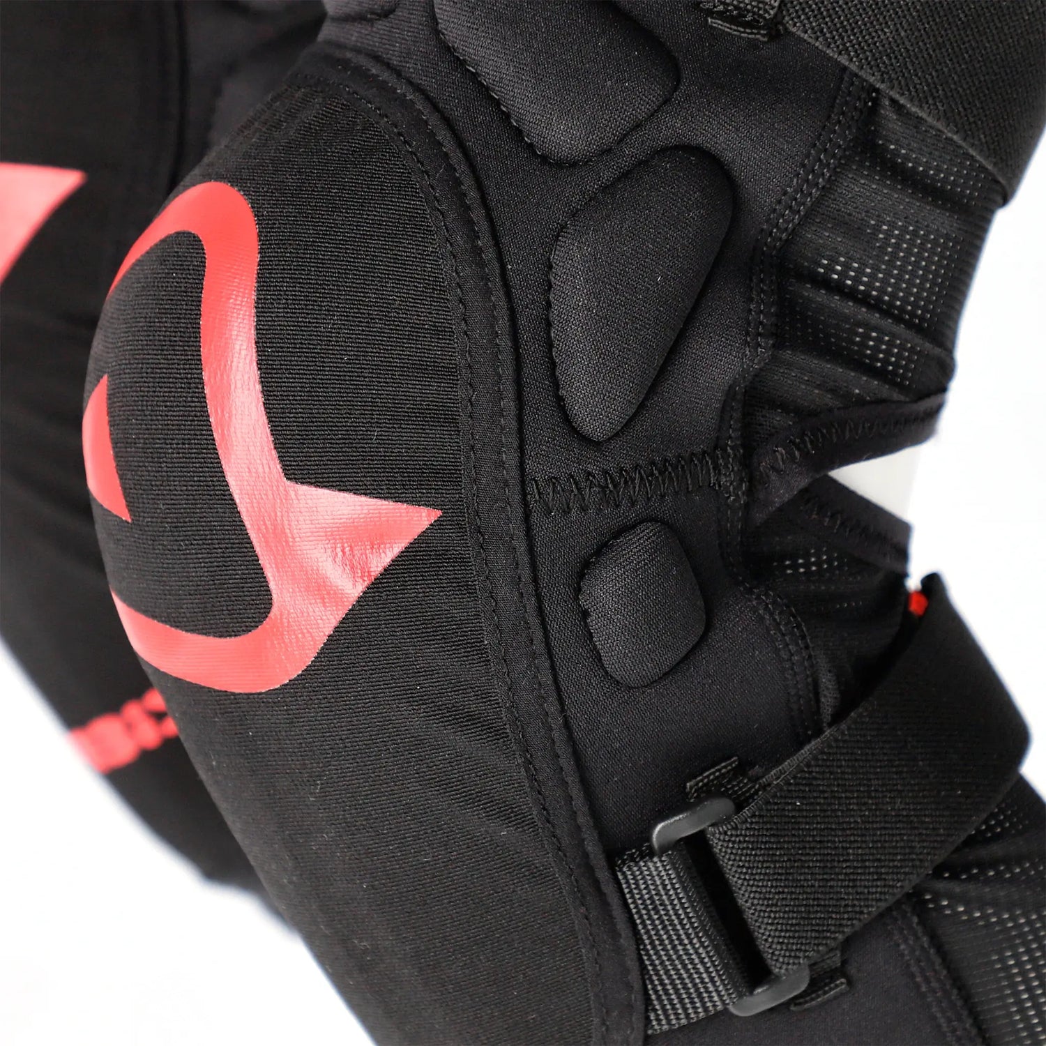 Rodilleras Acerbis Soft Kid - Negro/Rojo